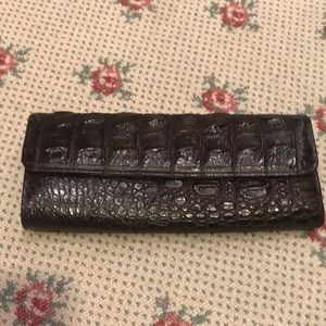 Veari alligator leather clutch